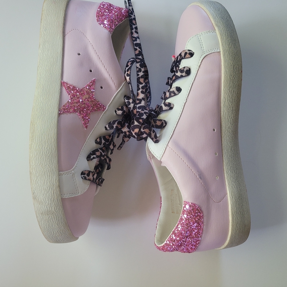 Womens Mi,im Shoes Pink and White size 7.5 - Picture 4 of 7